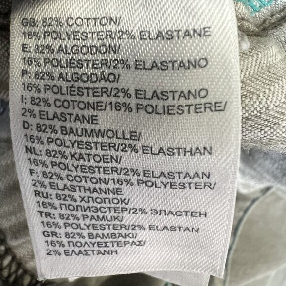 The North Face Womens 12 Olive Green Bootcut Denim Jeans Low Rise Southwestern - Picture 11 of 14